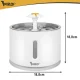 Purlov Automatic Pet Water Fountain for Dogs and Cats, 2.4L