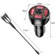 Car Charger for 4 Connectors + USB 3in1 Cable, 3A, 12-32V