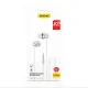 Dudao X10PRO Wired In-Ear Headphones, 3.5mm Jack, Remote Control - White