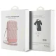 Guess Zip GCube Bottom Stripe Phone Bag Pink