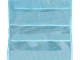 Double-Sided Hanging Wardrobe Underwear Organizer, 22 Pockets, Blue