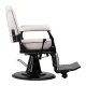 Gabbiano Carlos Extra Barber Chair with Hydraulic Lift, Pearl