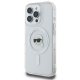 Apple iPhone 16 Pro Max 6.9\'\' Karl Lagerfeld IML Metal Karl Head MagSafe Cover Case, White