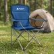 Mountain Goat Folding Camping Chair with Armrests, Navy Blue