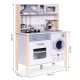 Ecotoys TL403005 Wooden Play Kitchen with LED & Sounds (DEFECTIVE ITEM)