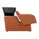 Hairdressing Wash Unit Gabbiano Elda Brown