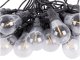 Garden String Light Garland with 15 LED Bulbs, Warm White, 15 m