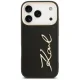 Karl Lagerfeld Karl Script Logo Case for iPhone 17 Pro, Black