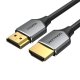 Ультратонкий HDMI HD кабель 0,5 м Vention ALEHD (серый)