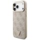 Guess 4G PU Leather MagSafe Case for iPhone 17 Pro Max, Pink