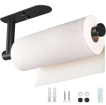 Black Paper Towel Holder