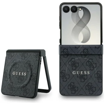 Guess 4G Classic MagSafe Case for Samsung Galaxy Z Flip 8 - Black