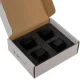 Self-Adhesive Towel Hooks Ruhhy 24649, No Drilling, Set of 4, Black