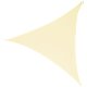 LUARO Triangular Sun Shade Sail / Canopy 4x4x4m, Waterproof, Beige