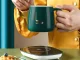 Electric Mug Warmer for Coffee & Tea, 16W Waterproof Drink Warmer with Auto On/Off, Green