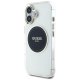 Guess IML Metal Colored Circle MagSafe Case for iPhone 16 Black