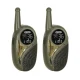 Kids Walkie-Talkie Set with Base Station, 333m Range (Khaki)