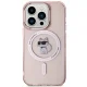 Karl Lagerfeld iPhone 15 Pro Case IML Choupette MagSafe, Pink