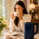 Electric Kettle 1.5L 1500W, Stainless Steel, Navy Blue