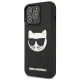 Karl Lagerfeld 3D Rubber Choupette Case for iPhone 13 Pro / 13, Black