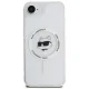 Karl Lagerfeld IML Metal Choupette Head MagSafe Case for iPhone 16e, White