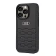 Audi Synthetic Leather Case for iPhone 16 Pro, Black