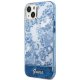 Guess Porcelain Collection Hardcase for iPhone 14 Plus Blue