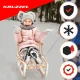 Wooden Sled for Kids with Removable Backrest Kruzzel 25217