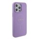 Guess iPhone 15 Pro Max Case Saffiano 4G Metal Logo MagSafe, Purple