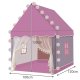 Kids Playhouse Tent with LED Lights Kruzzel 22653, Pink