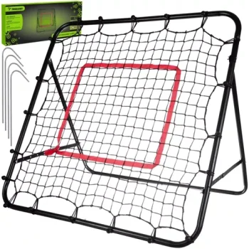 Trizand Football Goal and Rebounder with Target 100x100 cm