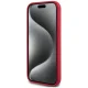 Karl Lagerfeld Silicone Karl&Choupette MagSafe Case for iPhone 15, Red