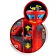Fire Station Toy Garage Playset 3 Levels with Elevator Cars and Helicopter 74 Pieces
