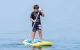 Kids Inflatable SUP Board FunWater Tuxedo Sailor 240cm Blue
