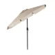 Rectangular Garden Umbrella with Tilt and Crank, 200x130 cm, Beige, MultiGarden