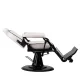 Gabbiano Carlos Extra Barber Chair with Hydraulic Lift, Pearl