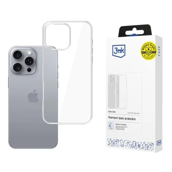 3mk iPhone 16 Pro Case Clear Case, Transparent