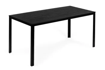 Multigarden 6-Seater Garden Table 156x78 cm, Black