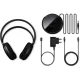 Philips SHD6000BK/12 Wireless TV Headphones, Black
