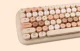MOFII Candy BT Bluetooth/USB Wireless Mechanical Keyboard With Backlight, beige