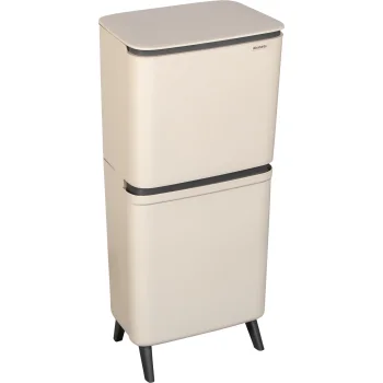 Recycling Waste Bin Brabantia SortUp Hi 20+25L, Soft Beige