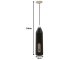 Rechargeable Milk Frother, Handheld Electric Foam Maker with 3 Speeds, black