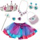 Kids Princess / Queen Carnival Costume Set, 9 Pieces