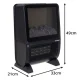 Kaminer Blazeo 2000W Electric Heater with Flame Effect