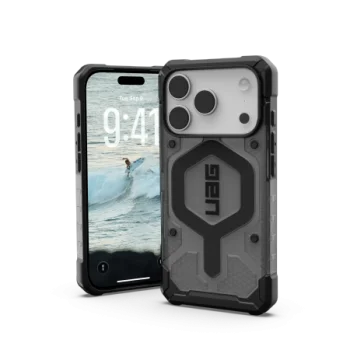 UAG Pathfinder Clear MagSafe Case for iPhone 17 Pro - Gray/Black