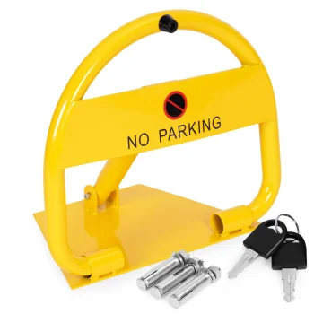 Multistore Folding Parking Barrier with Key, 40 cm