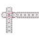 STABILA Type 1707 2 m Wooden Folding Rule, White