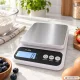Electronic Kitchen Scale with Bowl Cover 5 kg / 1 g, White