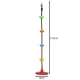 Kruzzel 25367 Kids Swing with Climbing Rope, Multicolor