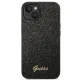 Guess iPhone 14 Plus / 15 Plus Case Glitter Script, Black